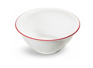 9025800318880 - Rubinroter Rand Salatschüssel (ø 33cm) - Gmundner Keramik