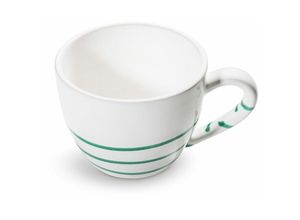 9025800319924 - Pur Geflammt Grün Teetasse Maxima (04L) - Gmundner Keramik