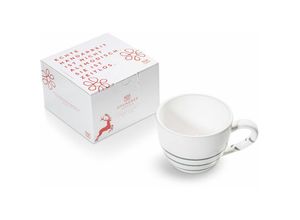 9025800320364 - Pur Geflammt Grau Teetasse Maxima (04 l) - Gmundner Keramik