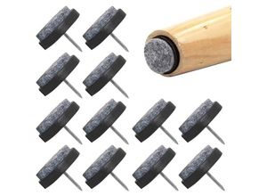 9045584086478 - Keyoung - 48PCS Nageln Möbelgleiter Stuhlgleiter Nageln Möbel Filz Stuhl Stuhlschoner Tischbeinschoner (22 mm) - mit Kunststoffbox