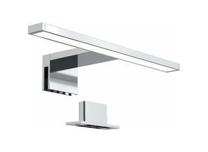 9045698757851 - Yuit - LED-Spiegelleuchte Schrankleuchte Badezimmer-Wandleuchte neutralweißes Licht 4000 Kelvin 5W 650lm IP44 Breite 300mm Chrom