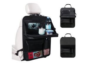 9046471740824 - Auto-Organizer Kinder-Auto-Organizer mit Ablage und Handy- Tablet-Tasche wasserdichte Auto-Rücksitz-Organizer zum Aufbewahren von