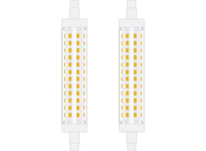 9048204739044 - 118 mm R7S-LED-Glühbirne 10 w natürliches Weiß 4000 k linearer Strahler doppelseitiger 100-W-Halogenlampen-Ersatz perfekt für Schlafzimmer