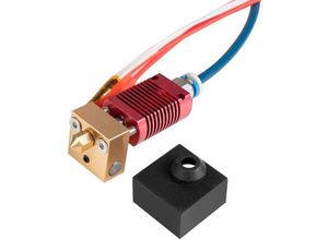 9048204740323 - Beijiyi - Upgrade des 24V 40W MK8 Hot End Kit mit Premium Capricorn Tube für Ender 3 Ender 3 Pro 3D-Drucker