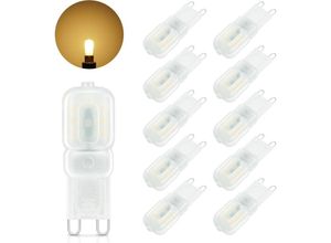 9048204751077 - G9-LED-Glühbirne 3 w entspricht 30 w Halogenlampe warmweiß 3000 k 500 lm flimmerfreie G9-LED 360° Abstrahlwinkel für Schlafzimmer Wohnzimmer