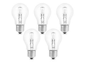 9048204753941 - Beijiyi - Halogenlampe E27 A55 42 w dimmbar ac 220–240 v 650 lm Warmweiß 2700 k transparente E27-Halogen-Kugellampe für Deckenleuchte