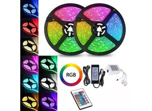 9051291105944 - Hengda - 1M led Streifen set  led Strip 30 LEDs led not wasserdicht(IP20) mit 24 Tasten Fernbedienung - rgb