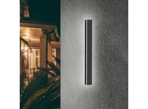 9051292145932 - Swanew - Applique murale led Moderne Lampe de couloir en métal Lampe murale intérieure extérieure 80cm 18W Blanc froid