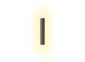 9051292183842 - Hengda - led Wandleuchte Ultraslim Flurlampe Innen Wandlampe Empfangsbereichen Außen 40cm 105W Warmweiß - Schwarz