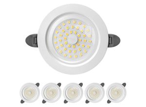 9057645598622 - LED-Einbaustrahler IP44 LED-Einbaustrahler für den Innenbereich extra flacher 28-mm-Einbaustrahler 9 w 900 Lumen entspricht 90 w Glühlampe