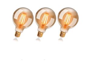 9057645599391 - 6 w Edison Vintage G80 LED-Lampen Warmweiß 2200 k E27 entspricht 48 w Glühlampe Retro-Glühlampe Retro-Antik-Dekorationslampe nicht dimmbar