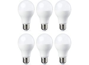 9057645599995 - Jusch - Set mit 6 LED-Lampen Edison-Schraubsockel E27 18 w (entspricht 180 w) Kaltweiß nicht dimmbare Intensität