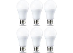 9057645600004 - Jusch - Set mit 6 LED-Lampen Edison-Schraubsockel E27 12 w (entspricht 120 w) Kaltweiß nicht dimmbare Intensität