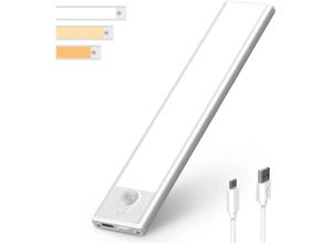 9057645600158 - Schranklampe – 31 LEDs wiederaufladbare LED-Beleuchtung für Innenschränke kabellos magnetisch dimmbare LED-Lampe Bewegungsmelder LED-Licht für