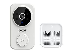 9070514286840 - Qiedie - Drahtlose Remote-Video-Türklingel Smart Home Wifi-Türklingel Drahtlose Türklingel für den Außenbereich Kamera-Gong