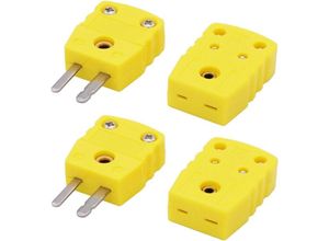 9070514287823 - Paare k Typ Männlich Weiblich Thermoelement Stecker Adapter Kabel Draht Stecker plugs-mfd