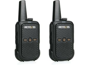 9075289915841 - Walkie Talkie wiederaufladbare professionelle tragbare Walkie Talkies klarer Klang (schwarz 1 Paar)