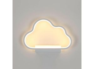 9075289918293 - Kinsi - Wandleuchte weiße moderne LED-Wandleuchte 20 w (Warmweiß) nicht dimmbar minimalistisches Design