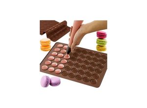 9075692143527 - Macaron-Kuchenform aus Silikon   Form - 48 Plätze