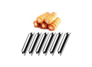 9075692143626 - Sizilianische Cannoli-Formen 15 Stück Set Silber