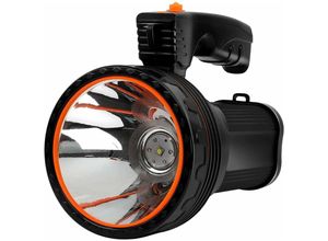 9078382002661 - Rhafayre - Superheller wiederaufladbarer LED-Scheinwerfer tragbare 9000-mAh-Taschenlampe mit Powerbank-Funktion IP4 wasserdichter Außenscheinwerfer