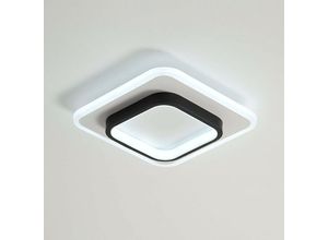 9078382004122 - Rhafayre - LED-Deckenleuchte nordische quadratische Deckenleuchte 20 w 2300 lm für Flure Wohnzimmer Schlafzimmer Durchmesser 24 cm 6000 k