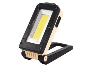 9078382023789 - Wiederaufladbares Arbeitslicht Tragbares LED-Camping-Arbeitslicht 180° verstellbares Baustellen-Arbeitslicht USB-Anschluss Ipx4-Magnetfuß für