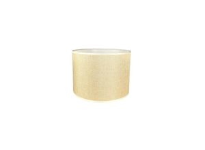 9078382032224 - Minkurow - Zylinderförmiger Lampenschirm aus handgefertigtem Leinenstoff für Tischlampe Pendellampe Stehlampe (Beige Durchmesser 33 cm x Höhe 23