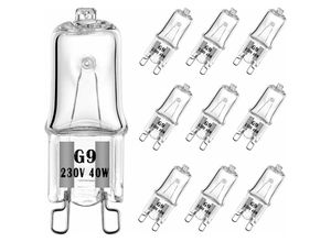 9078382035904 - G9 Halogenlampe 40 w 230 v 480 lm 2700 k Warmweiß dimmbar G9-Kapselbirne für Kronleuchter Landschaftslampen Wandleuchten Schrankbeleuchtung