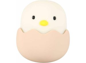 9078382074712 - LED-Nachtlicht USB-Nachtlicht Süßes Küken LED-Nachtlicht Silikon-LED-Nachtlicht Wiederaufladbares Mini-Leselicht (Warmweiß) Wiederaufladbares