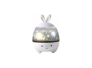 9078382076693 - Minkurow - Nachtlicht für Kinder Nebula Star Night Projektorlampe 360-Grad-Drehung Romantische Geschenke für Männer Frauen Kinder