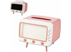 9078382097599 - Retro-Tissue-Box-Halter für alle Telefone Multifunktions-Küche Schlafzimmer Büro Wohnzimmer Badezimmer Rosa 185 x 145 x 16 cm - Rhafayre