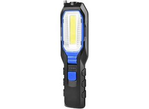 9078382098961 - Wiederaufladbares LED-Arbeitslicht Leistungsstarkes LED-Arbeitslicht tragbare wiederaufladbare USB-Magnetlampe 2800-mAh-Cob-Akku 3-in-1-Ladehaken