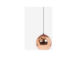 9078382099647 - Minkurow - Moderne Einfachheit Einzelkopf Wohnzimmer E27 E26 Verchromte Spiegelkugel Pendelleuchte Industrielle Kreative Linie Lampe Bar Globus