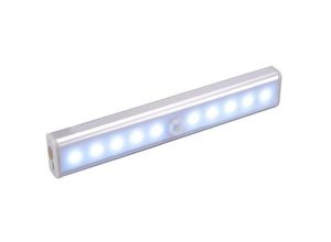 9078382100725 - Minkurow - Led Bewegungssensor Nachtlicht Selbstklebende usb Wiederaufladbare Lampe Drahtloser Bewegungssensor Schrank Haushaltsbeleuchtung 19cm