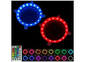 9078382107595 - Minkurow - Cornhole Lights led Ringlicht 16 Farben Fernbedienung Cornhole Board Lights Cornhole Nachtlicht für Familie Hinterhof Bean Bag Toss Game