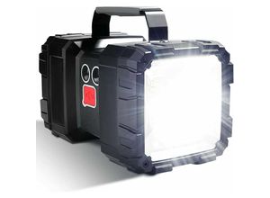 9078382115910 - MINKUROW LED-Handlicht LED-Taschenlampe 1200 Lm Ultra-Langes Standby-Hochleistungswasserdichte Campinglaterne 7 Modi Superheller LED-Scheinwerfer