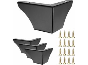 9078382265608 - Lycxames - 4er-Pack 75 cm große Möbelbeine aus Stahl für Tisch Stühle Schrank TV-Schrank Schublade Sofa mit Schrauben Möbelbeine einfache