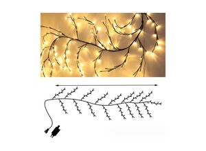 9078382285583 - Lycxames - LED-Baumlichter Innenwanddekoration Baumrankenlichter 144 LEDs Weihnachtsdekoration Schlafzimmer Zuhause (Warmweiß Plug-in)