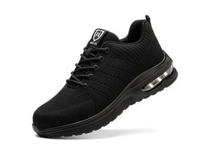 9078382349124 - Lycxames - Herren-Sicherheitsschuh Leichter Damen-Sicherheits-Sneaker atmungsaktiv mit Stahlkappe rutschfest pannensicher Arbeitsschuhe (eu 39)