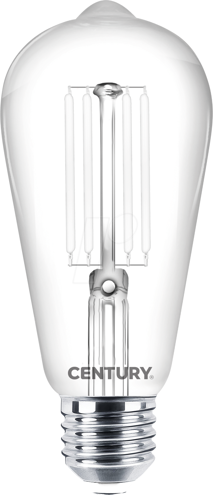 9090171023121 - CEN INPW-752727 - LED-Lampe E27 75 W 806 lm 2700 K Filament weiß