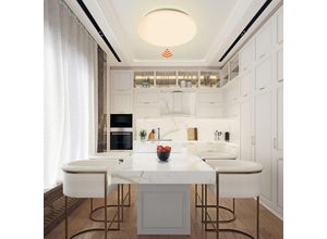 9093162065209 - 12W led Deckenleuchte mit Bewegungsmelder Sensor Wand-Deckenleuchte Badleuchte - Weiß - Swanew