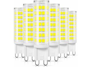 9093563068304 - 5er Pack led G9 Glühbirnen 6W 550LM Kaltweiß 6000K Ersatz für 50W 60W Halogenbirnen flimmerfreier G9 led Abstrahlwinkel 360° Abstrahlwinkel 9093563068304 - 5er Pack led G9 Glühbirnen 6W 550LM Kaltweiß 6000K Ersatz für 50W 60W Halogenbirnen flimmerfreier G9 led Abstrahlwinkel 360° Abstrahlwinkel