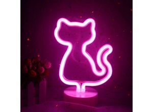 9093563071076 - Kokosnussbaum-Neonlicht mit LED-Basis Neon-Palme USB- Batterielicht Dekoration Nachtlicht Schlafzimmerdekoration Ladendesign Urlaub Sommer