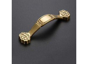 9098922954779 - CCYKXA Griffe einfache europäische Stil-Garderobe Schublade Schrankgriffe hochwertiger Antik-Messing-Goldgriff Griff für Schrank (Farbe C 0066