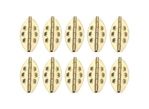 9098922957176 - CCYKXA Scharniere 10 Stück Schrankscharniere Parlament Dekorative Scharniere Vintage Geschenk-Schmuckschatulle aus Holz Scharnierbeschläge für