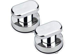 9098922971004 - CCYKXA (64 64 50) Saugnapf-Türgriff Saugnapfgriff Erkerfenster starker Saugnapf Zuggriffe für Badezimmer Glas Schrank Schublade Türgriff