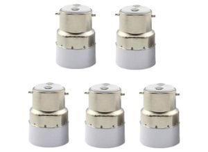 9105333883007 - Memkey - 5er-Pack B22-auf-E14-Lampensockel-Konverter B22-Sockel-Sockel-Schalter auf Standard-E14-Adapter Lampenfassung