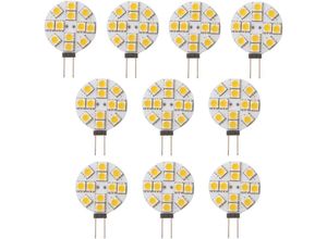 9105333893259 - 10 x nicht dimmbare G4-LED-Leuchtmittel warmweiß 2700 k 180° Strahl Ersatz-Glühbirne 20 w Halogenlampe für Küche Wohnmobil Wohnmobil