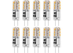 9105333893365 - G4 LED-Lampen 12 v ac dc warmweiß 3000 k 120 lm 2 w 15–20 w Halogen G4 energiesparend JC-Typ Bi-Pin-Ersatzkapsel nicht dimmbares Licht